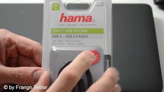 Hama USB-C/USB 2.0 Kabel - 1m (00135722)