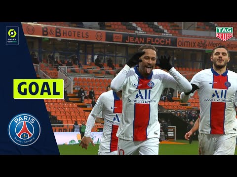 Goal  NEYMAR JR (58' pen - PARIS SAINT-GERMAIN) FC LORIENT - PARIS SAINT-GERMAIN (3-2) 20/21