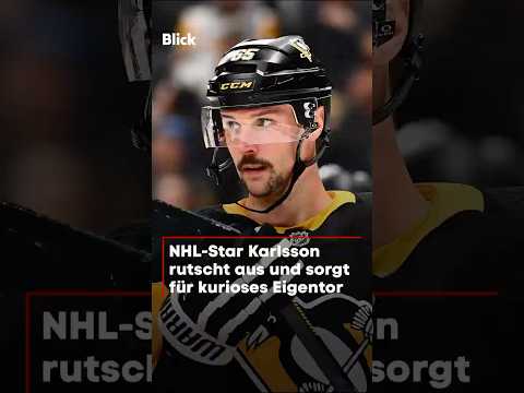 NHL star Karlsson slips and scores a bizarre own goal