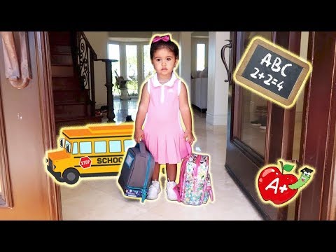 ELLE'S FIRST DAY OF SCHOOL!!! (THE CUTEST BABY STUDENT)