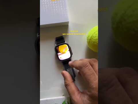 Gaming android smart watch with spy camera