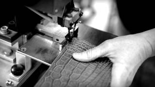 Made by Hand: Moore &amp; Giles - Alligator Wallets Made Right