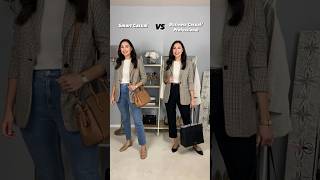 Smart Casual Vs Business Casual/Professional 💕 #officeoutfits #workwear #outfitideas
