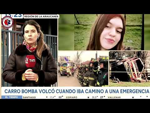 CONDUCTOR DEL CARRO DE BOMBEROS Y COMANDANTE QUE PROVOCÓ MUERTE DE VOLUNTARIA ESTABA ALCOHOLIZADO