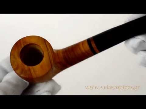 Velasco handmade olive wood pipe OW6 - 16