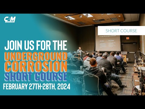 The Underground Corrosion Short Course #eventmanagement