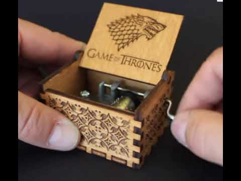 صندوق موسيقي ملون خشبي - أحبك إلى القمر  B0895G9FH4