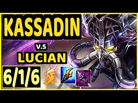CHIPPYS (KASSADIN) vs LUCIAN - 6/1/6 KDA MID CHALLENGER GAMEPLAY - OC