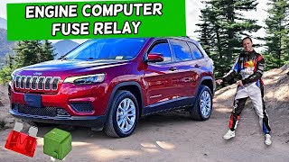 Jeep Cherokee Engine Computer ECU ECM PCM Fuse Relay Location Replacement 2014 2023