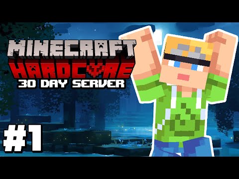 SOMEONE DIED ON THE 1ST DAY!! - Minecraft 30 Day Hardcore SMP #1