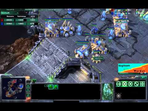 [Starcraft 2] TopCat vs FuLLCircLe - PvP - Scrap Station - Part 1