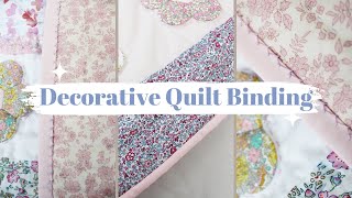 How To Bind a Quilt and Use Decorative Stitches