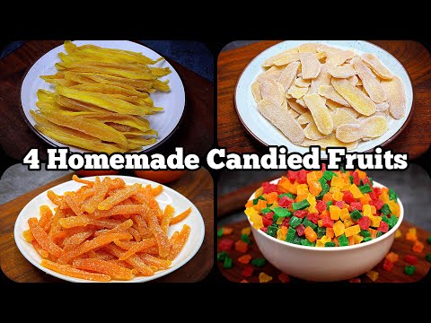 Christmas Delight! π Candied Orange Peel, Mango, Ginger & Tutti Frutti | 4 Recipes in One π