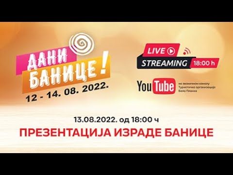 Dani banice 2022 – Prezentacija izrade banice