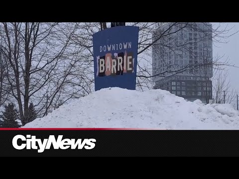 Barrie blanketed as record-breaking snow season continues