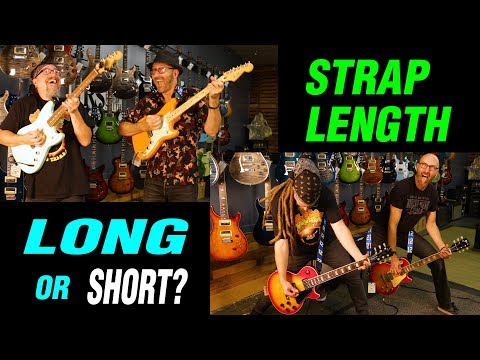 Strap length: long or short? | Teachers’ Tips | The Guitar Store