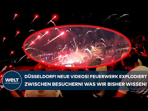 DÜSSELDORF: Feuerwerk explodiert zwischen Besuchern! Neue Horror-Aufnahmen! Was wir bisher wissen!