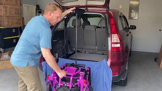 How To Use The Welterweight Lift To Get A Lightweight Wheelchair In and Out Of The Trunk