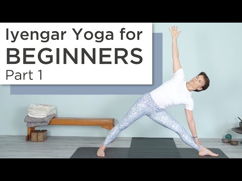 Iyengar Yoga for Beginners with Kathy Cook Part 1 -Senior Iyengar Teacher (HD)