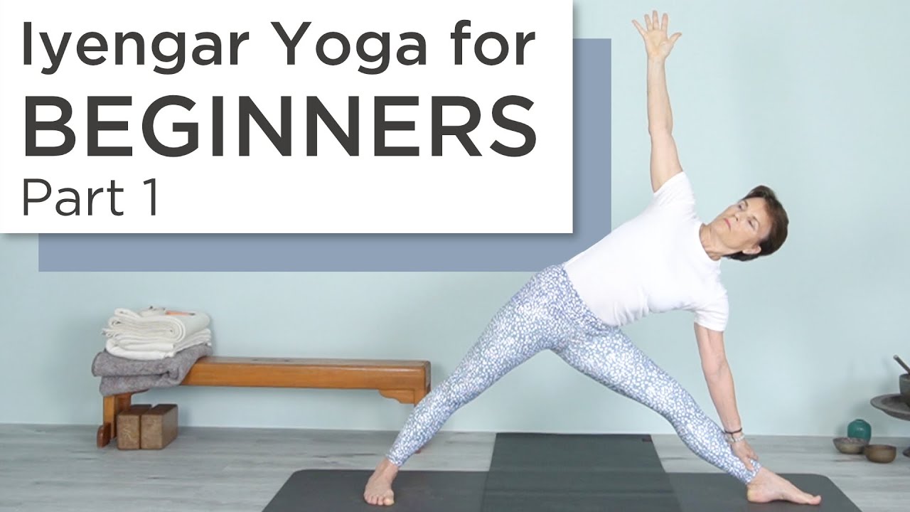 Iyengar Yoga for Beginners with Kathy Cook Part 1 -Senior Iyengar Teacher (HD)