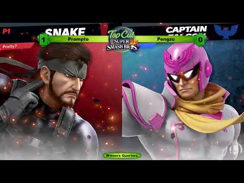 Top Cut Comics Ultimate #57 - WQ - Prompto (Snake) vs Pengzu (Captain Falcon)