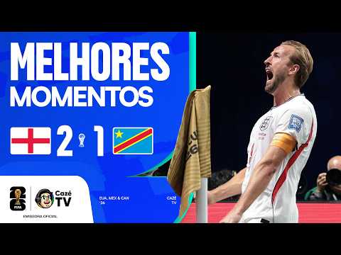 Melhores momentos de Inglaterra x RD Congo