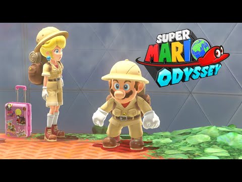 Super Mario Odyssey but I get Power Moons I missed (Wooded Kingdom)
