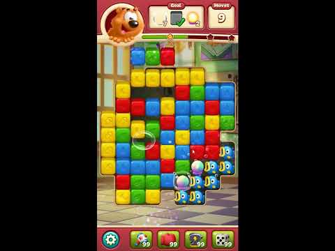 Toon Blast Level 7443 - NO BOOSTERS 🐻🐺🐱 | SKILLGAMING ✔️