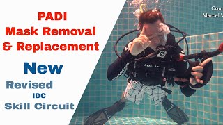 Mask Removal underwater 🥽 PADI IDC Skills Circuit