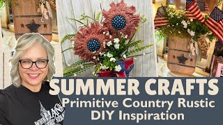 🌿🇺🇸☀️Get Inspired With These DIY Summer Home Crafts You Can Try Yourself! 🌿🇺🇸☀️