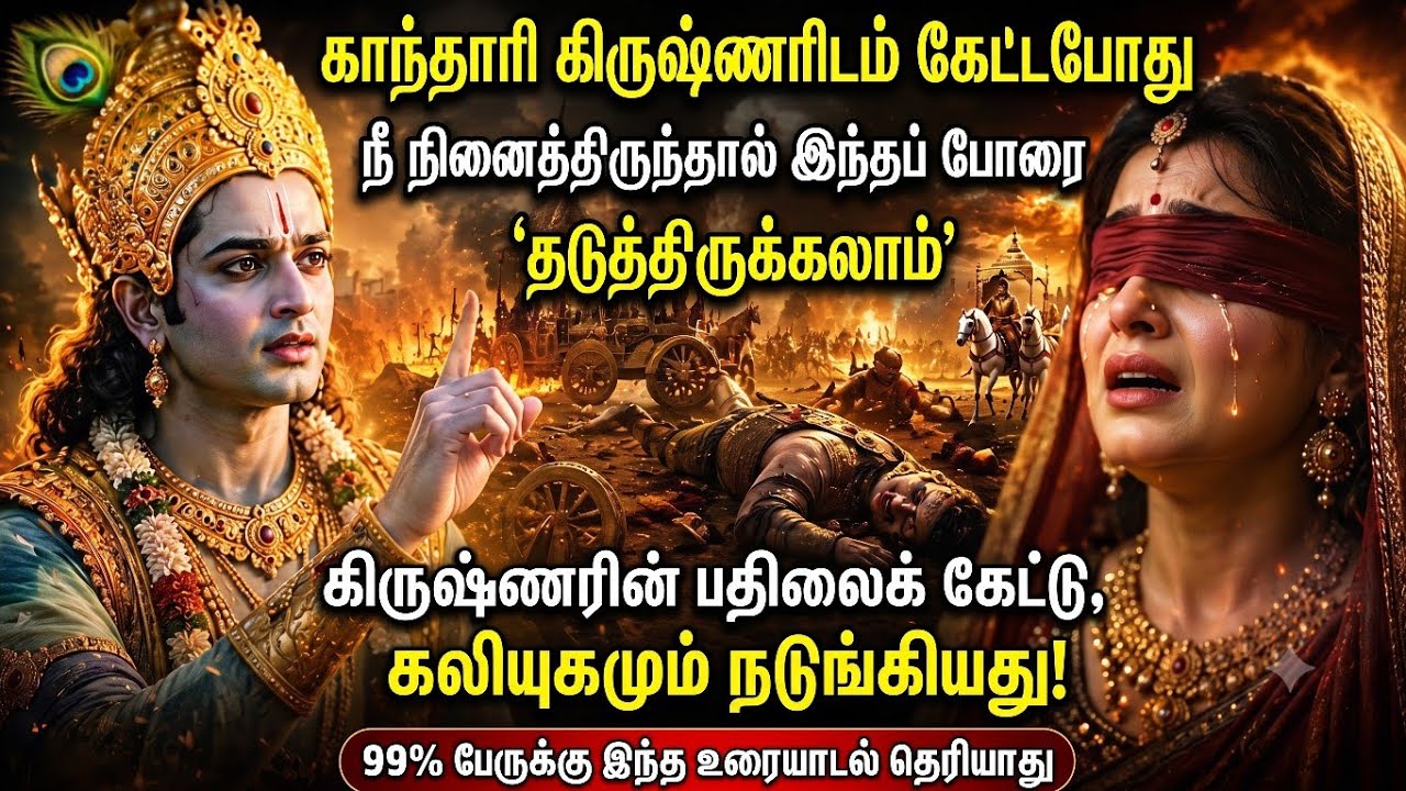 மகாபாரதப் போரை கிருஷ்ணர் ஏன் தடுக்கவில்லை? காந்தார?