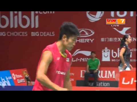 2015 TOTAL BWF World Championships R64 MS Sho SASAKI vs Artem POCHTAREV True Sport 7