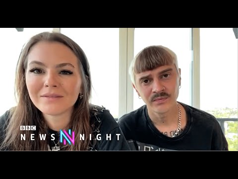 Little Big: The rave band who fled Russia - BBC Newsnight