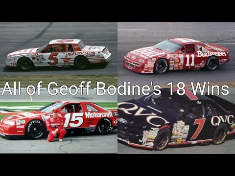 All of Geoff Bodine's 18 Wins