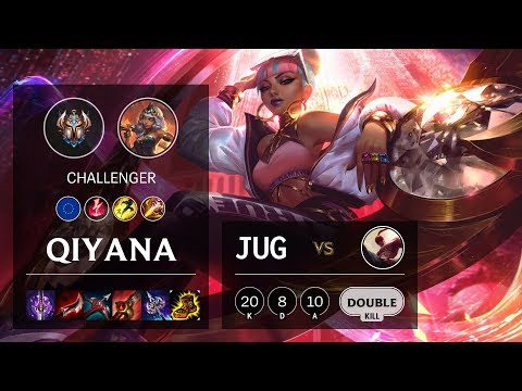 Qiyana Jungle vs Lee Sin - EUW Challenger Patch 10.3