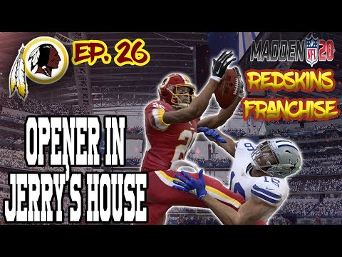 NFC EAST RIVALS WK 1+2! | Washington Redskins Madden 20 Franchise Rebuild | Ep26 S3 G1&2 DAL & NYG