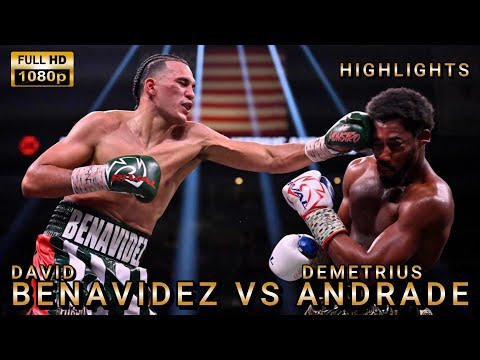 David Benavidez VS  Demetrius Andrade Highlights| HD #boxing