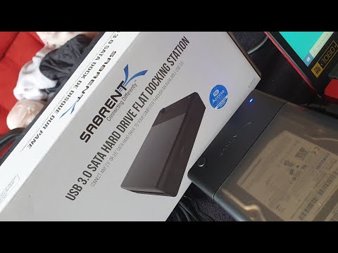Solid State Hard Drive Sabrent Flat Docking Station USB 3.0