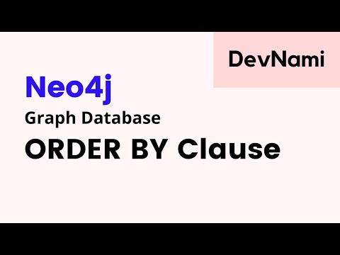 Neo4j How to Use ORDER BY Clause