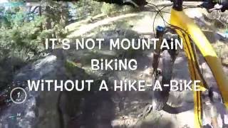 Clockwise descent of Rawhide trail at White Ranch in Golden, CO.