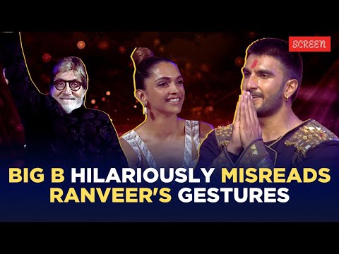HILARIOUS 🤣 | Big B in Shock After Realising Ranveer’s Gesture Was for Deepika, Not Him | Screen
