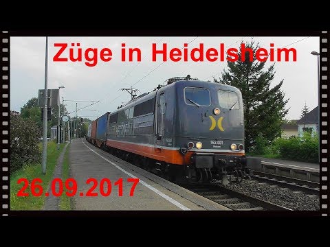 Rastatt Umleiter ||  162 001 Hectorrail   || und  mehr in Heidelsheim || 26.09.2017 #4