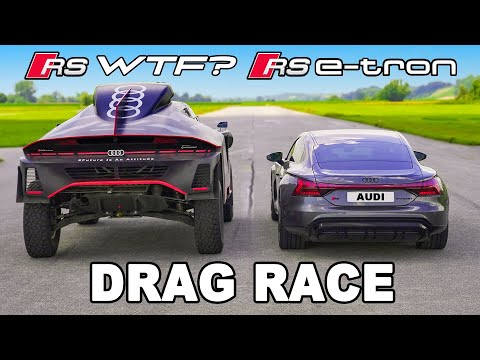 Audi RS e-tron GT v RS Q e-tron: DRAG RACE