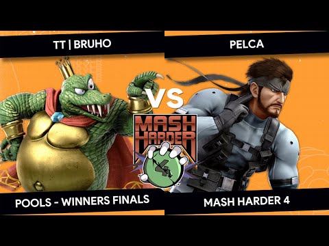 Mash Harder 4 - TT | Bruho (King K. Rool) vs Pelca (Snake) - Pools - Winners Final