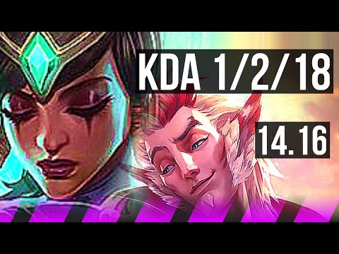 KARMA & Jhin vs RAKAN & Swain (SUP) | 1/2/18, 600+ games | EUW Master | 14.16