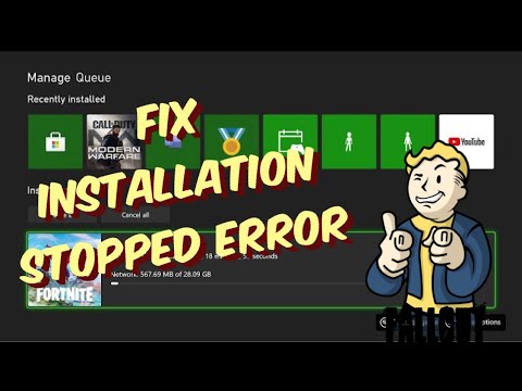 How To Fix Xbox One / Series X/S Error "Installation Stopped For Digital Or Disc Installs" - 2021