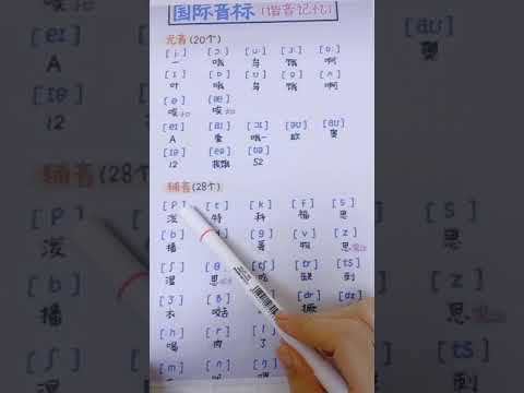 【零基础学英语】国际音标辅音学习