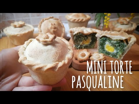 MINI TORTE PASQUALINE con esubero di lievito madre