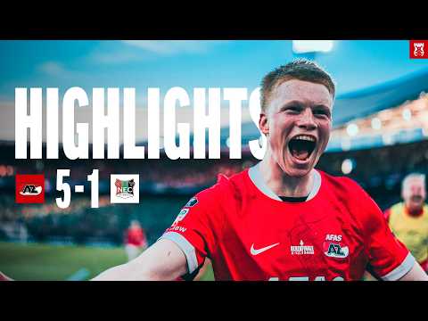 AZ Alkmaar Zaanstreek 5-1 NEC Eendracht Combinatie...