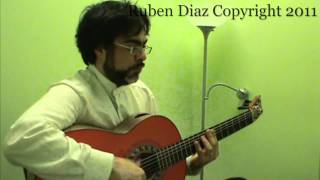 "Chanela" by Paco de Lucia 1 / Strumming Flamenco Guitar Lesson / GFC estudio Malaga Ruben Diaz